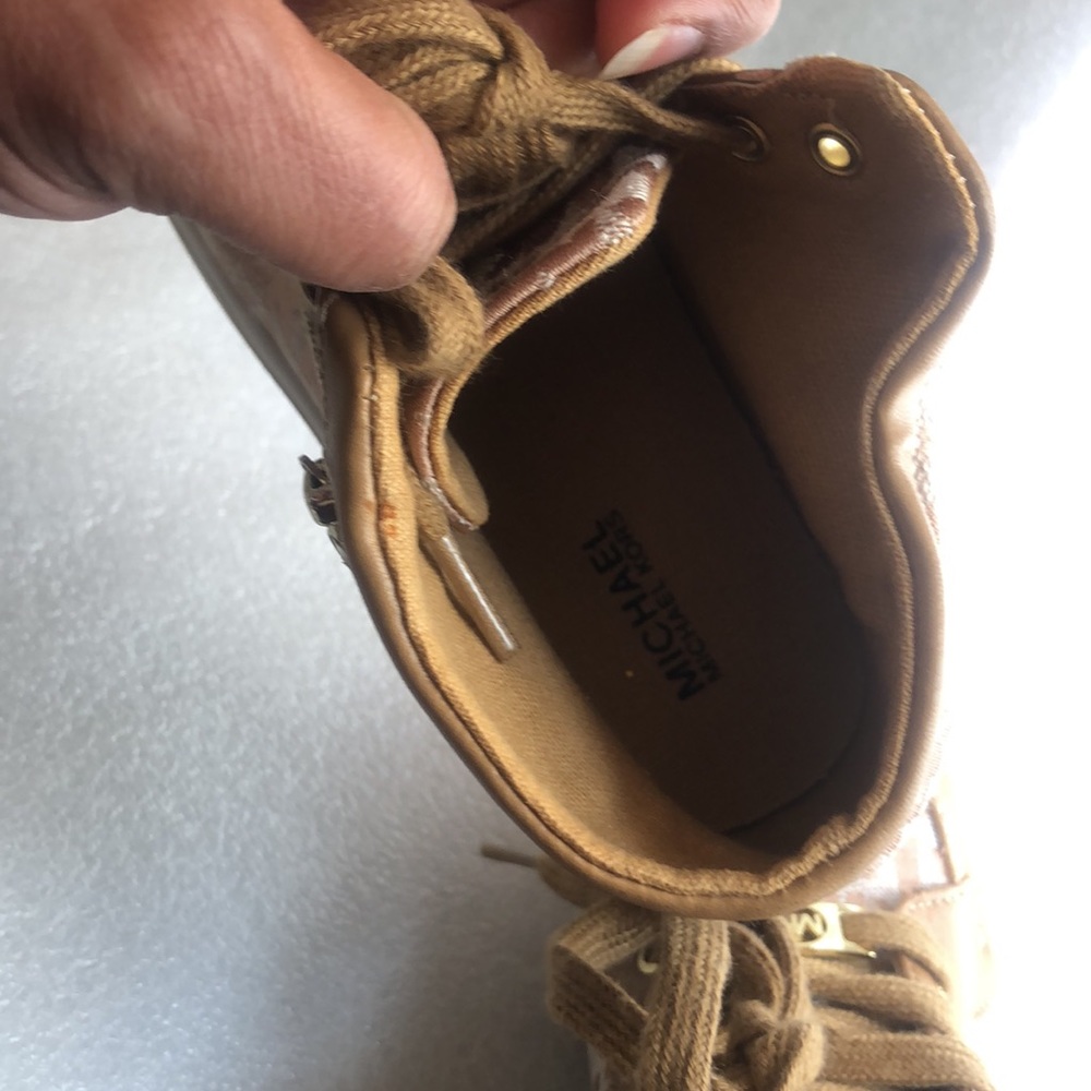 Kids Michael Kors Vegan Sneakers - Size 1 - Picture 14 of 16